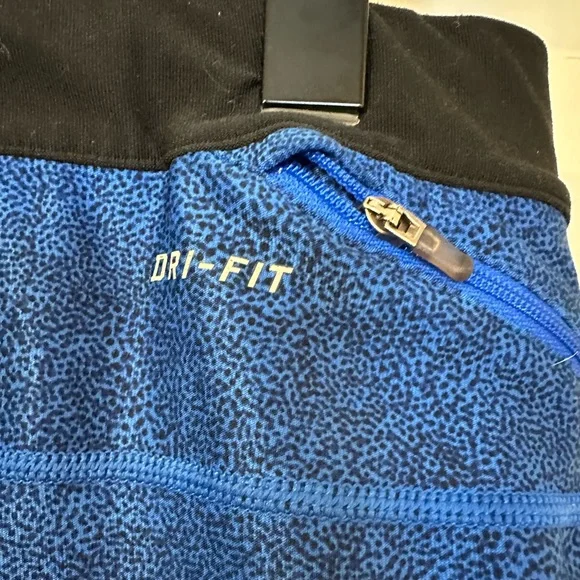 Nike dri-fit crop blue leggings - Picture 3 of 6